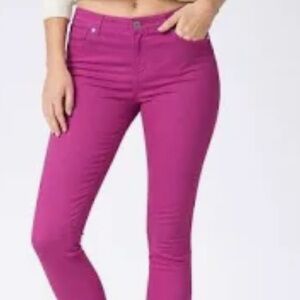 YMI Fuchsia Denim Pants